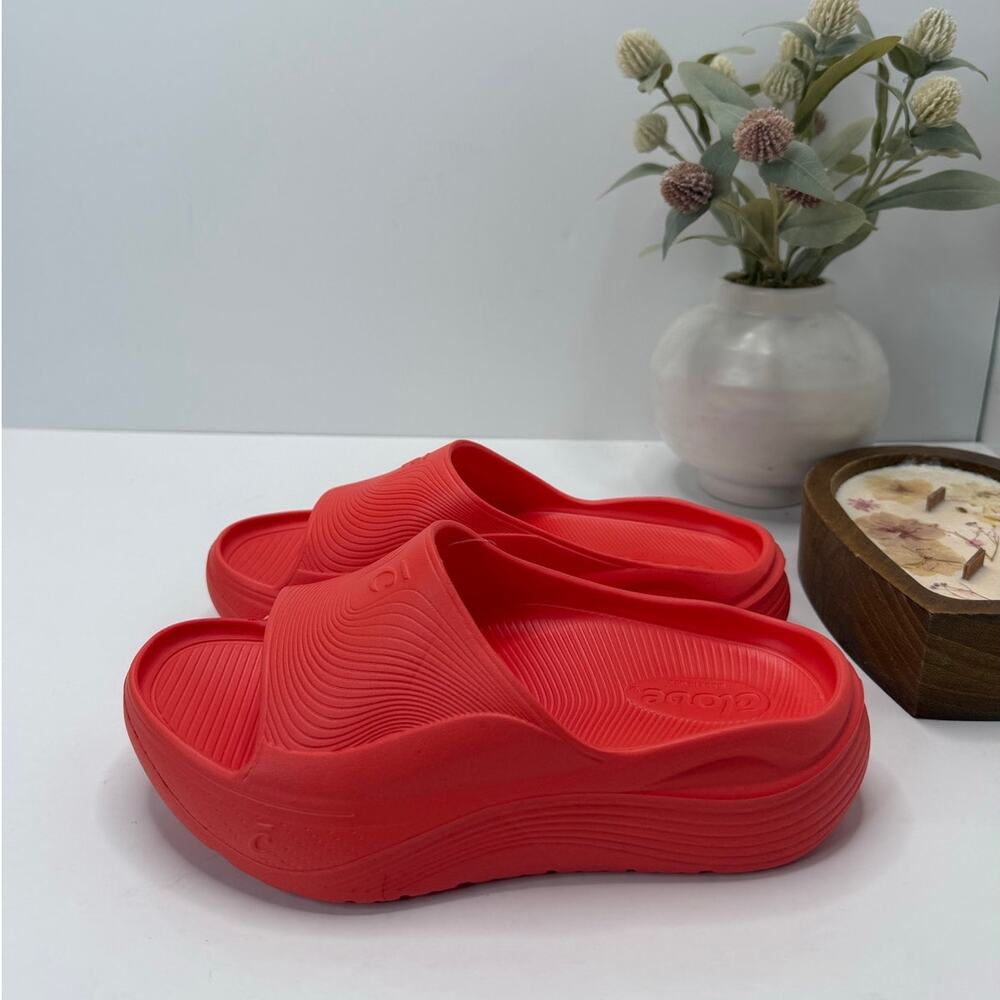Clove Supercush Recovery Slide Comfort Lightweight Poppy Women 6/Men 5 NWOB